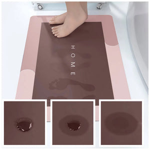 Tapete De Baño Absorbente Suave Alfombra